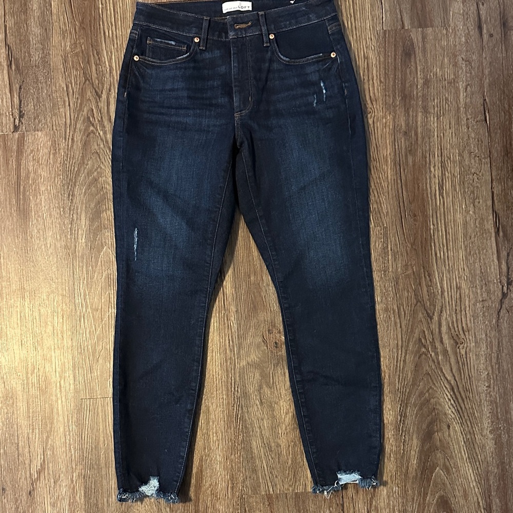 💙 EUC LOFT Women's Skinny Curvy Jeans
